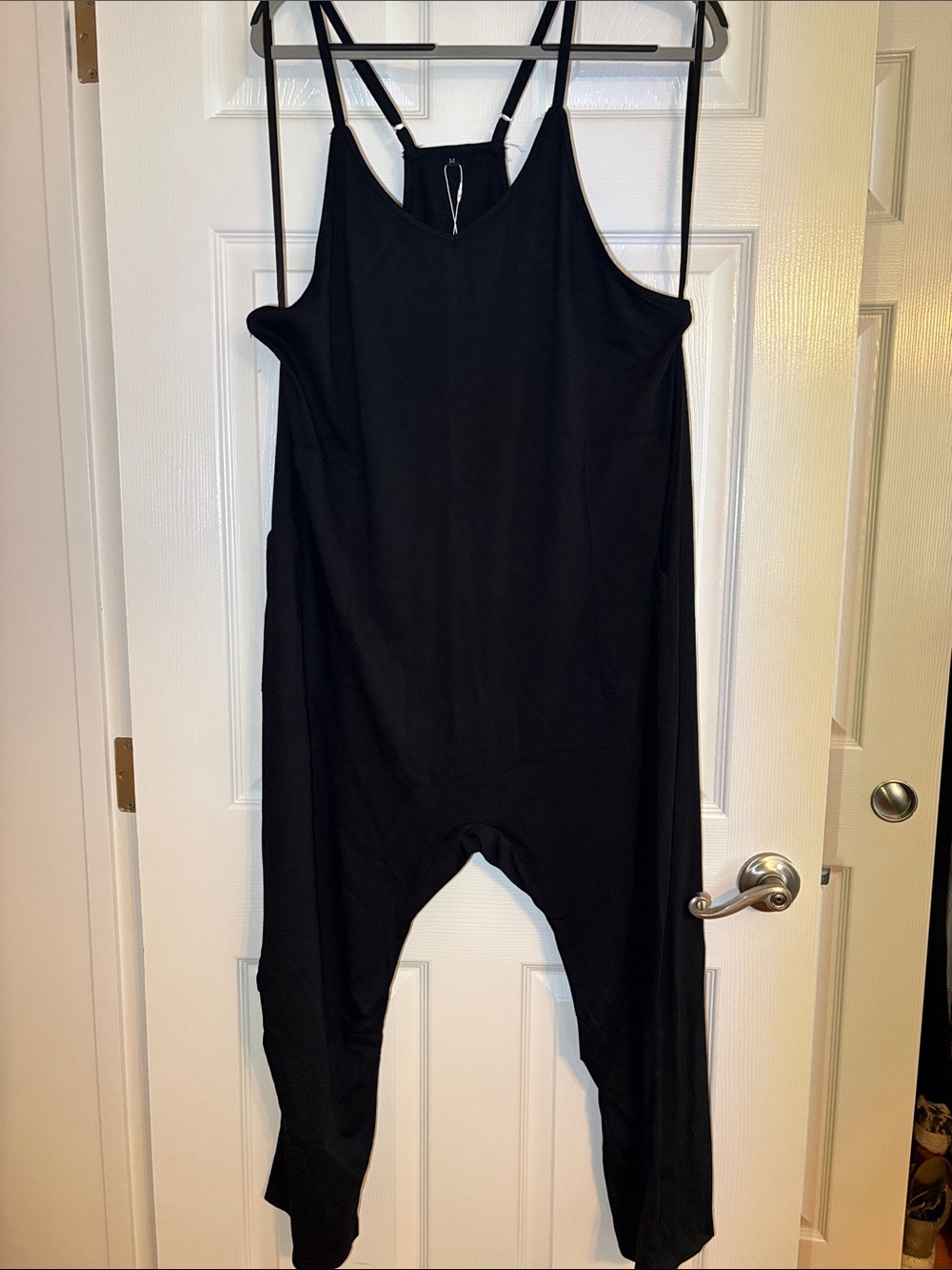 Women’s Black One-Piece Romper - Classic Comfortable Fit